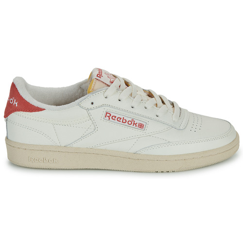 Reebok Classic - CLUB C 85 VINTAGE - Blanc / Orange