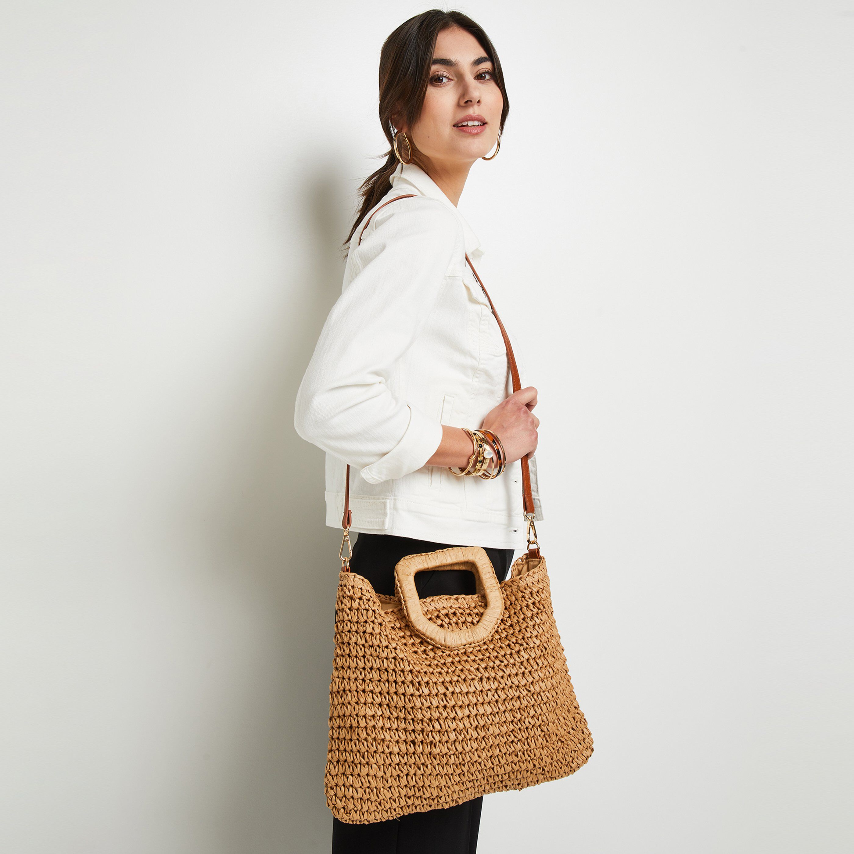 Sac panier femme - BEIGE