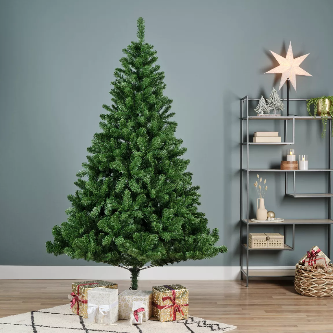 Sapin artificiel de Noël H180 cm Eco Tree Vert sapin
