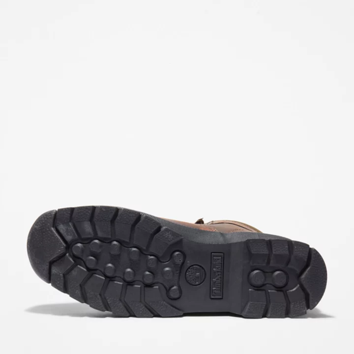 Bota de couro Euro Hiker masculina na cor marrom