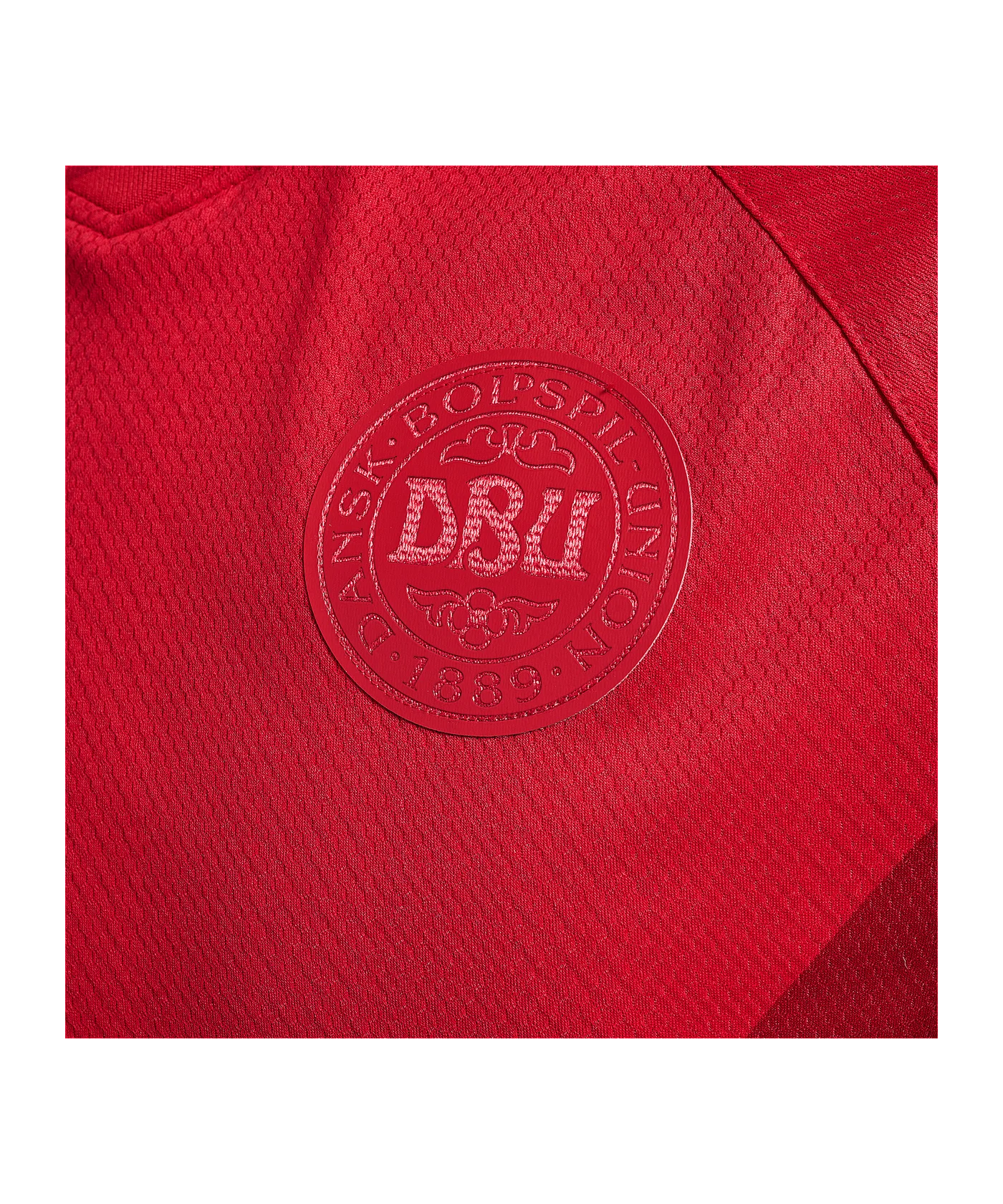 Hummel DBU Dänemark Trikot langarm Home WM 2022 Kids Rot F3365
