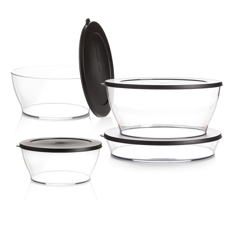 Clear Line Mittleres Set (4) 4-teiliges Set zum Servieren und schön Anrichten