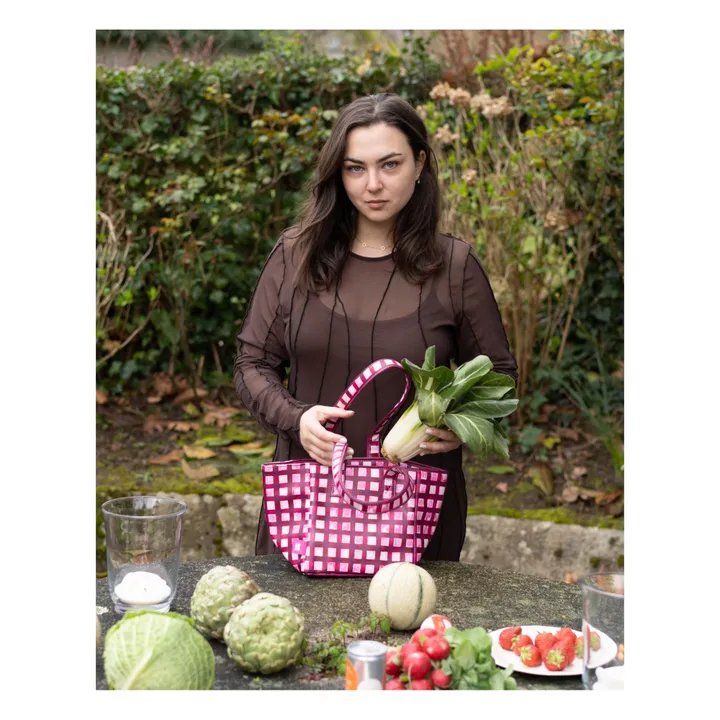 Kabas Sac Lunch bag avec doublure isotherme | Rose fuschia