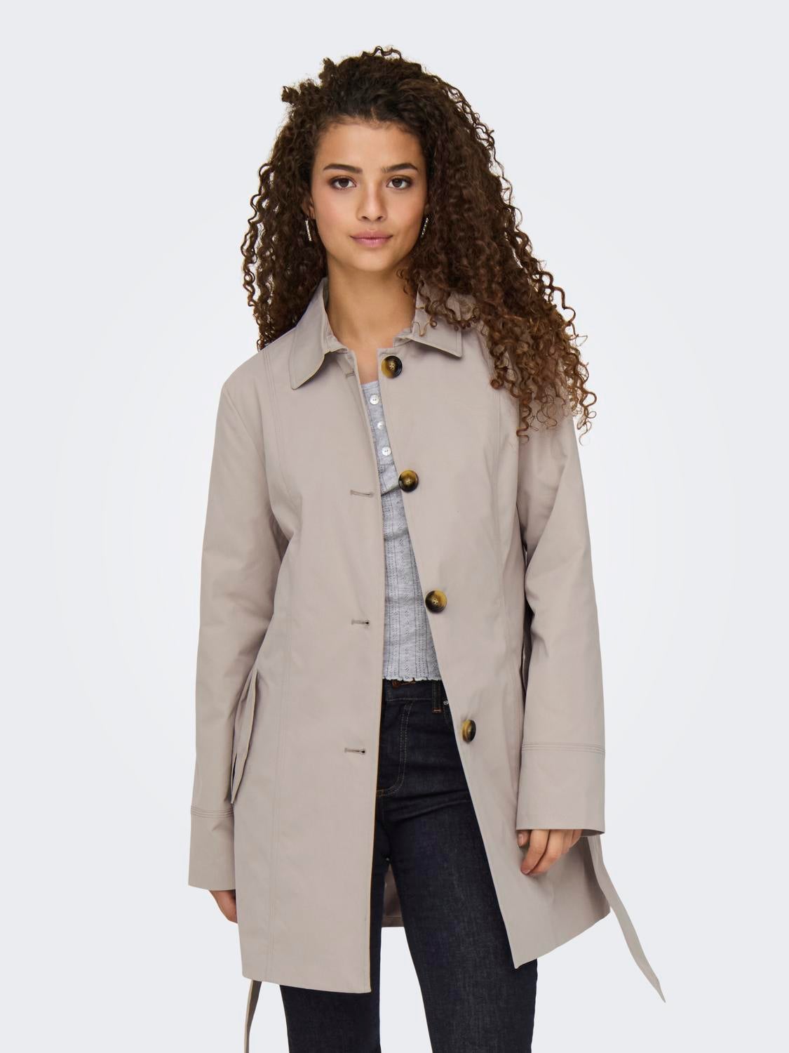 JDYISADORA Trenchcoat Chateau Gray