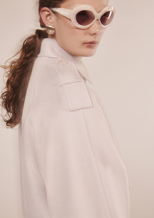 Blouson Bettyécru en laine double face