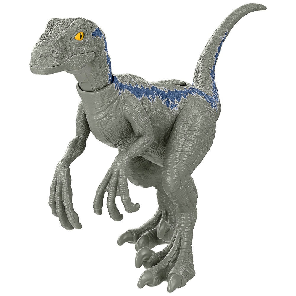 Jurassic World Dominion Velociraptor Blue Ferocious Pack Dinosaurier-Actionfigur
