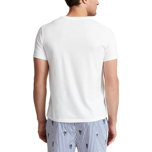 Ralph Lauren Cotton Jersey Nattrøje, White, L