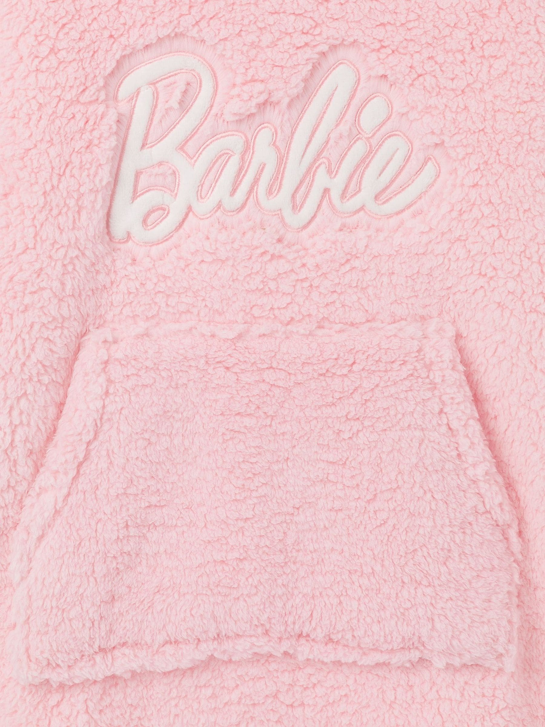 Roze met Barbie - Vanilla Underground dekenhoody voor meisjes