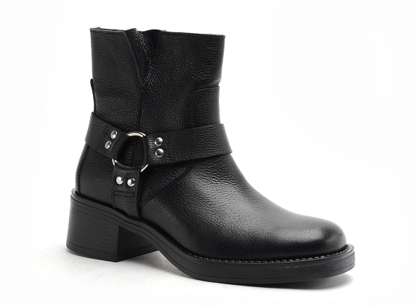 Fricote boots bottine talons femme 40209 noir