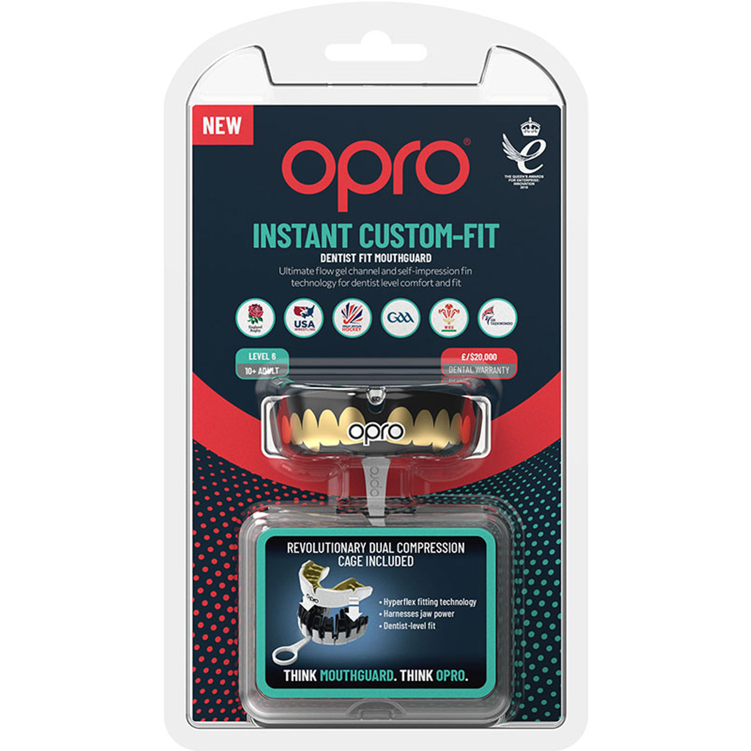 Opro Instant Custom Dentist Fit Bitje 1 St.