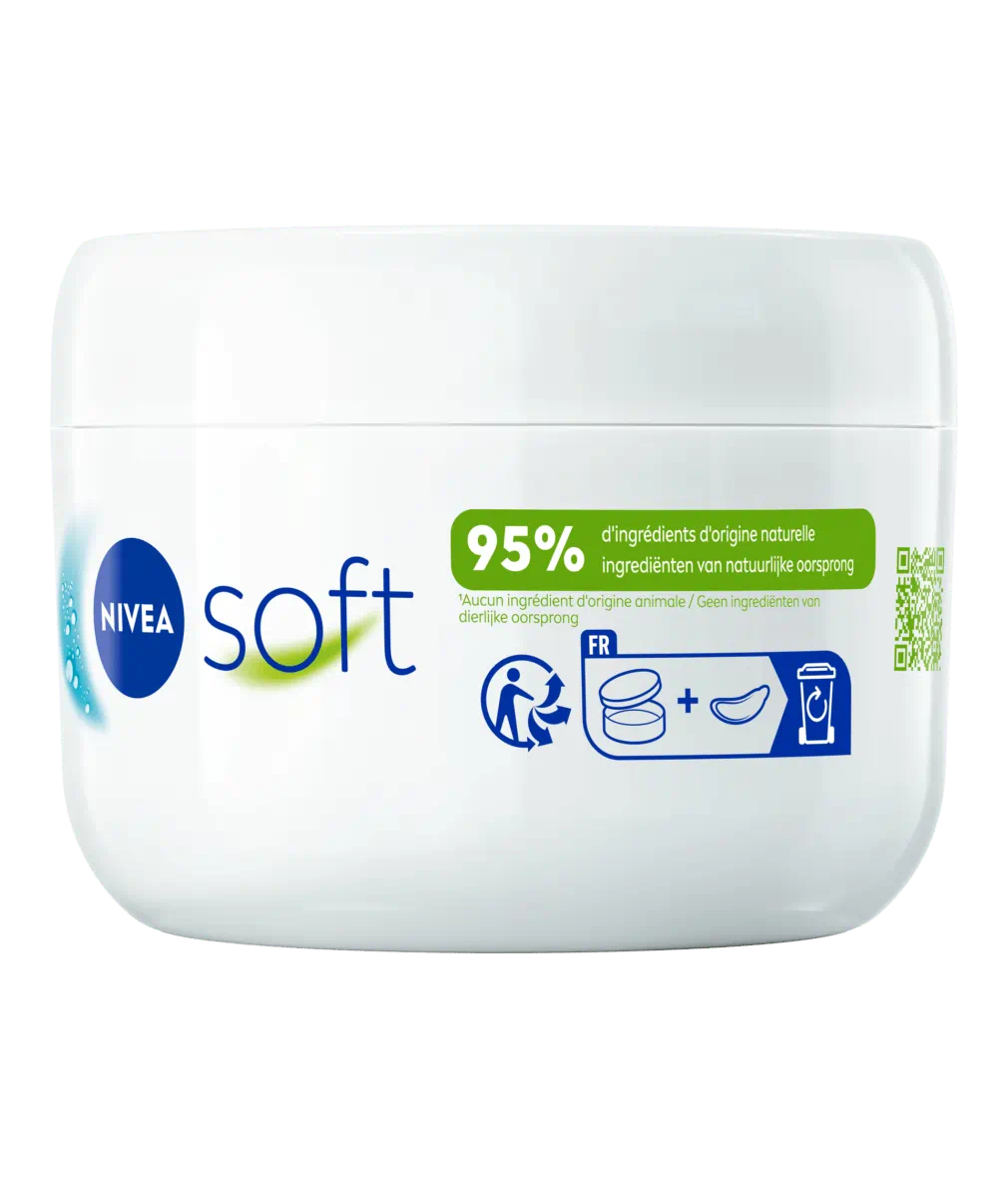 NIVEA SOFT CRÈME VISAGE CORPS & MAINS 375 ML