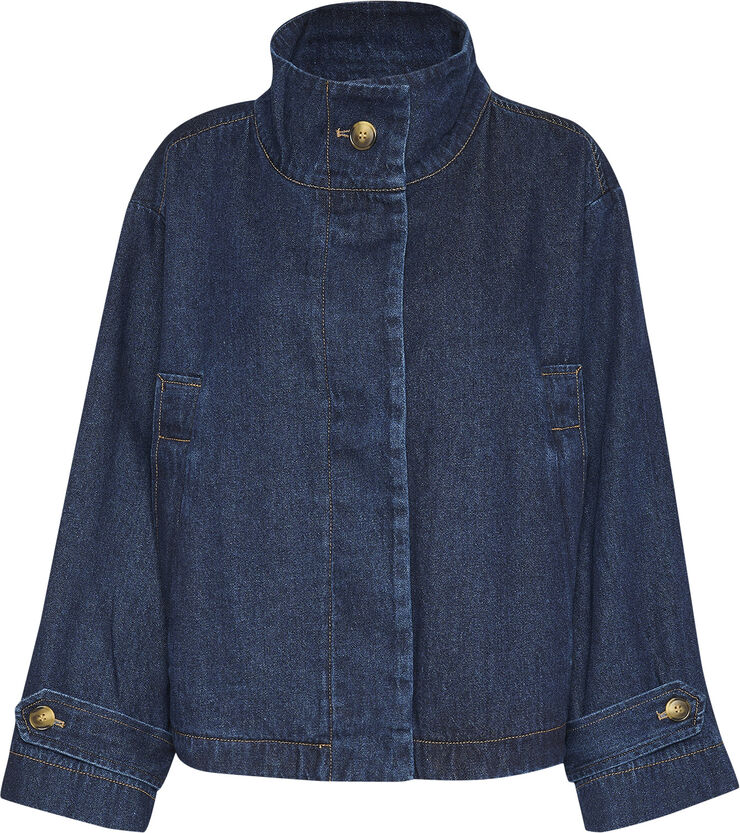 Soaked in Luxury SLJannine Cade Jacket Dark blue denim