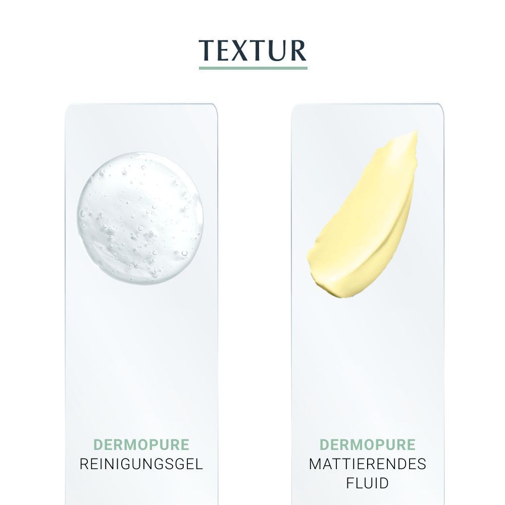 Eucerin® DermoPure Reinigungsgel + Eucerin® DermoPure mattierendes Fluid