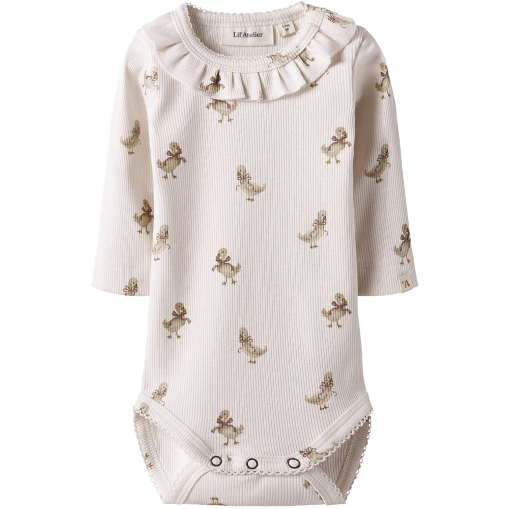 Køb Lil'Atelier Almost Mauve Goose Nbflavo Loa Ls Slim Body Lil