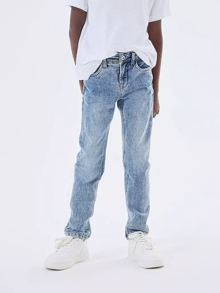 NAME IT Jungen Jeans Extra Slim Fit NKMTHEO hellblau