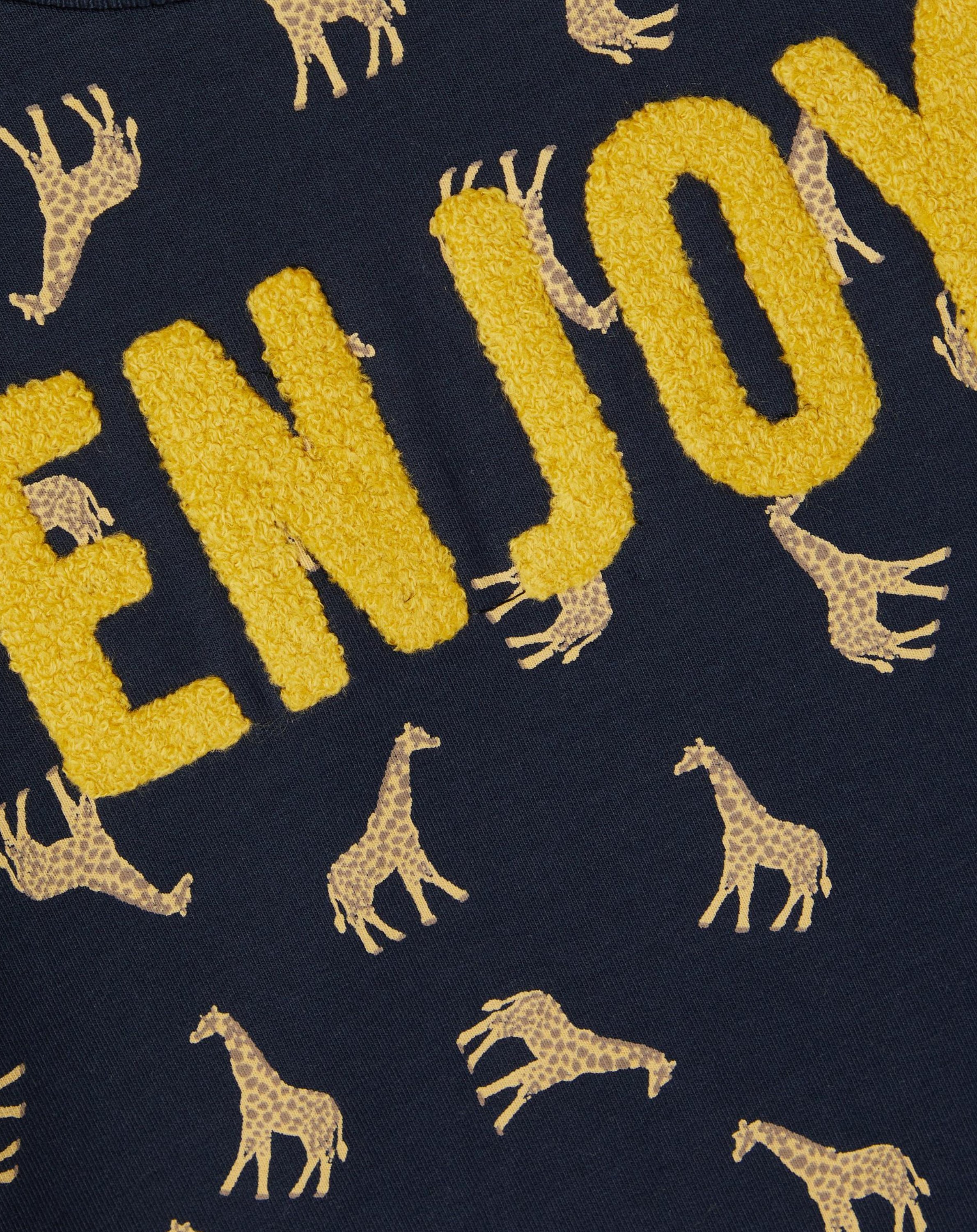 Sweatshirt NMMDENNIS GIRAFFE in dark sapphire