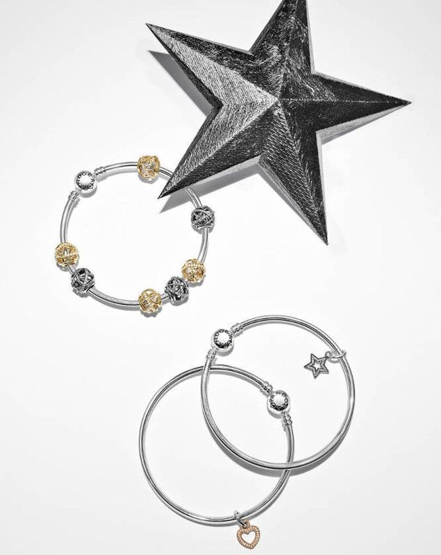Pandora - Icons 925 Sterling Silver Bangle - Dames Armband - Zilver