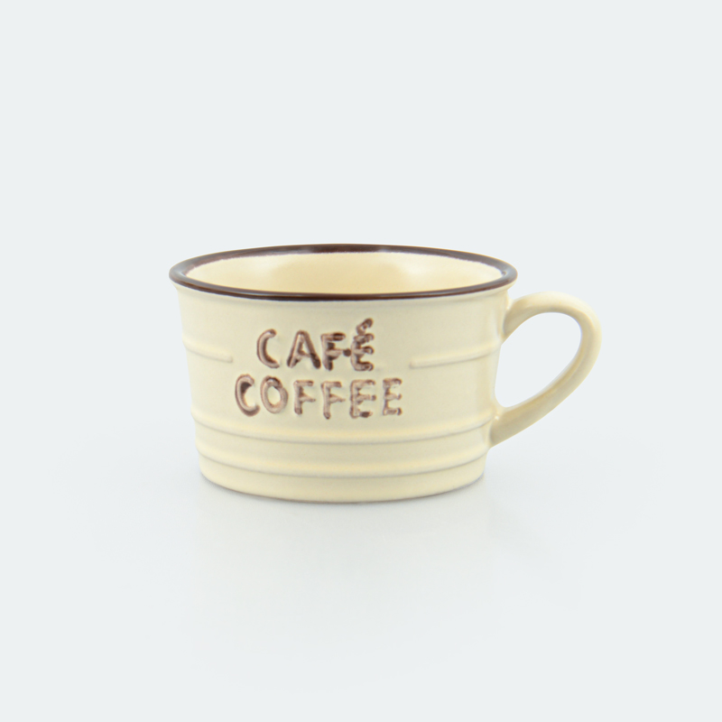 Tasse à café classique 'Cafeteria' en grès