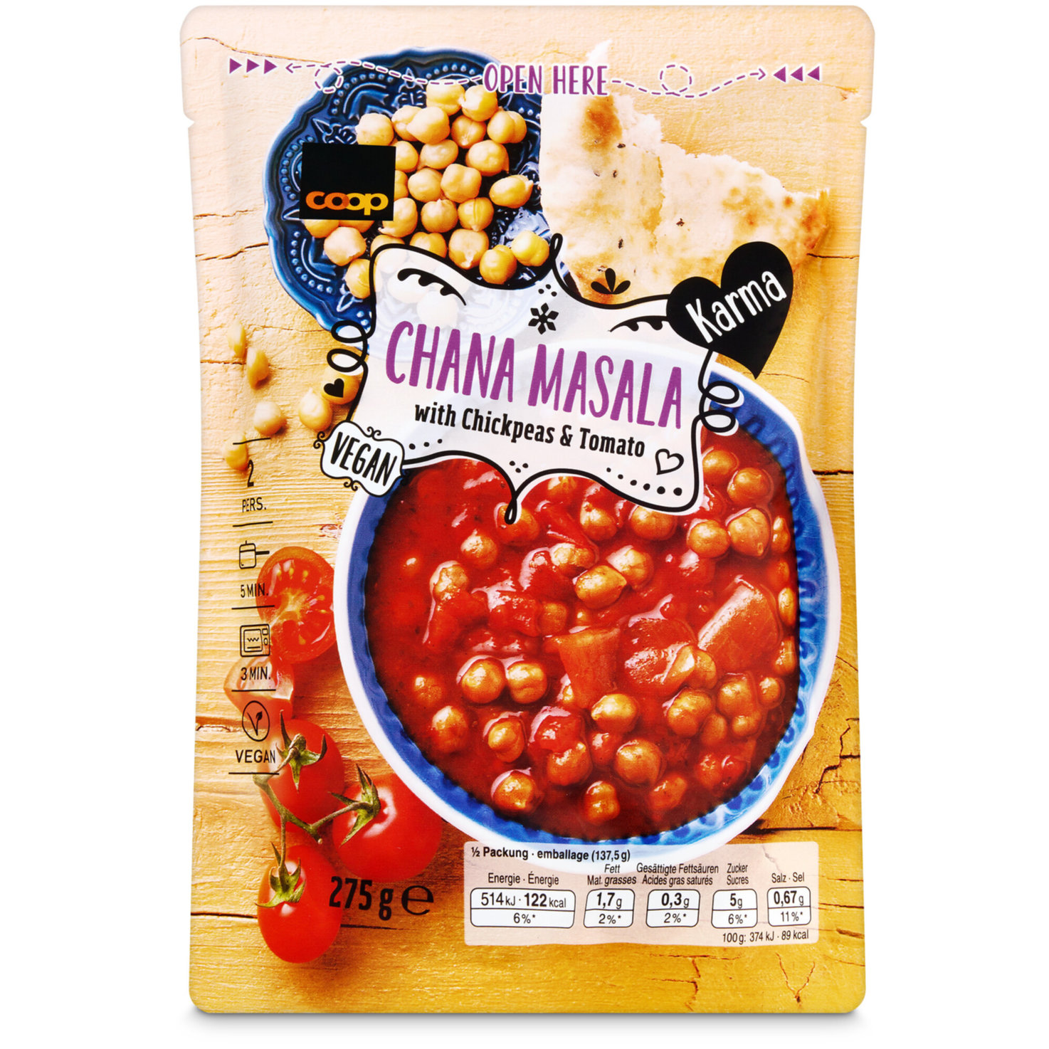 Karma vegan Best Chana Masala