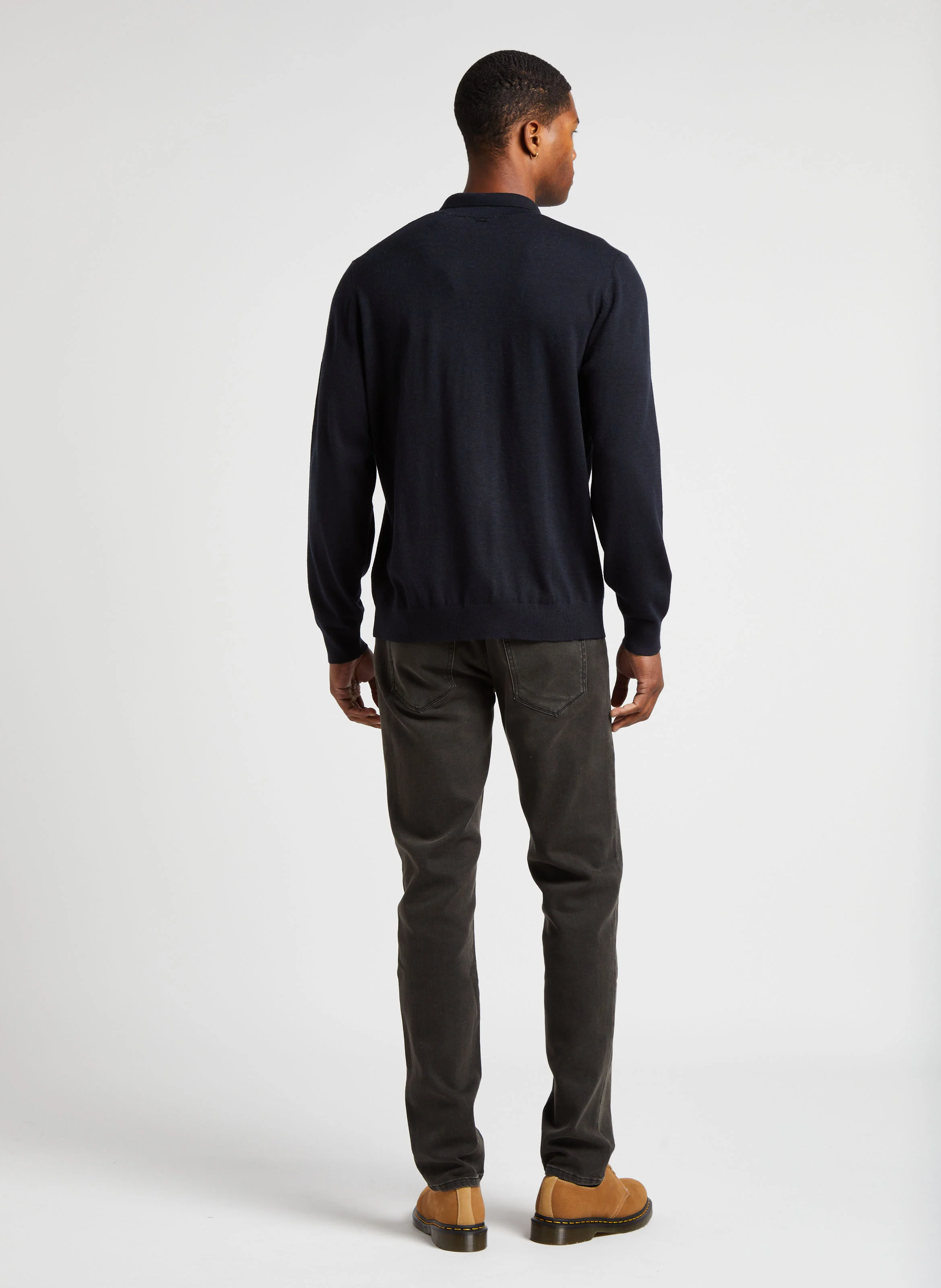 Jean slim en coton mélangé | Gris