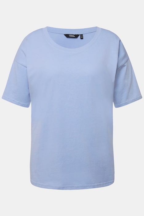 T-Shirt, oversized, Rundhals, Halbarm