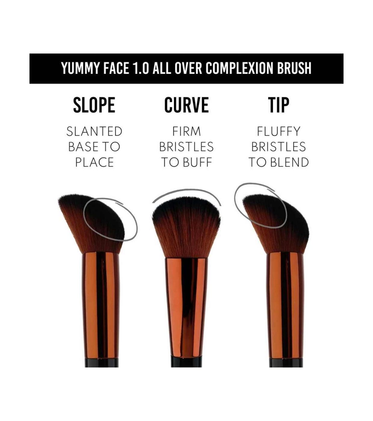 Danessa Myricks Beauty  - Pincel Multiuso Yummy Face 1.0 All Over Complexion