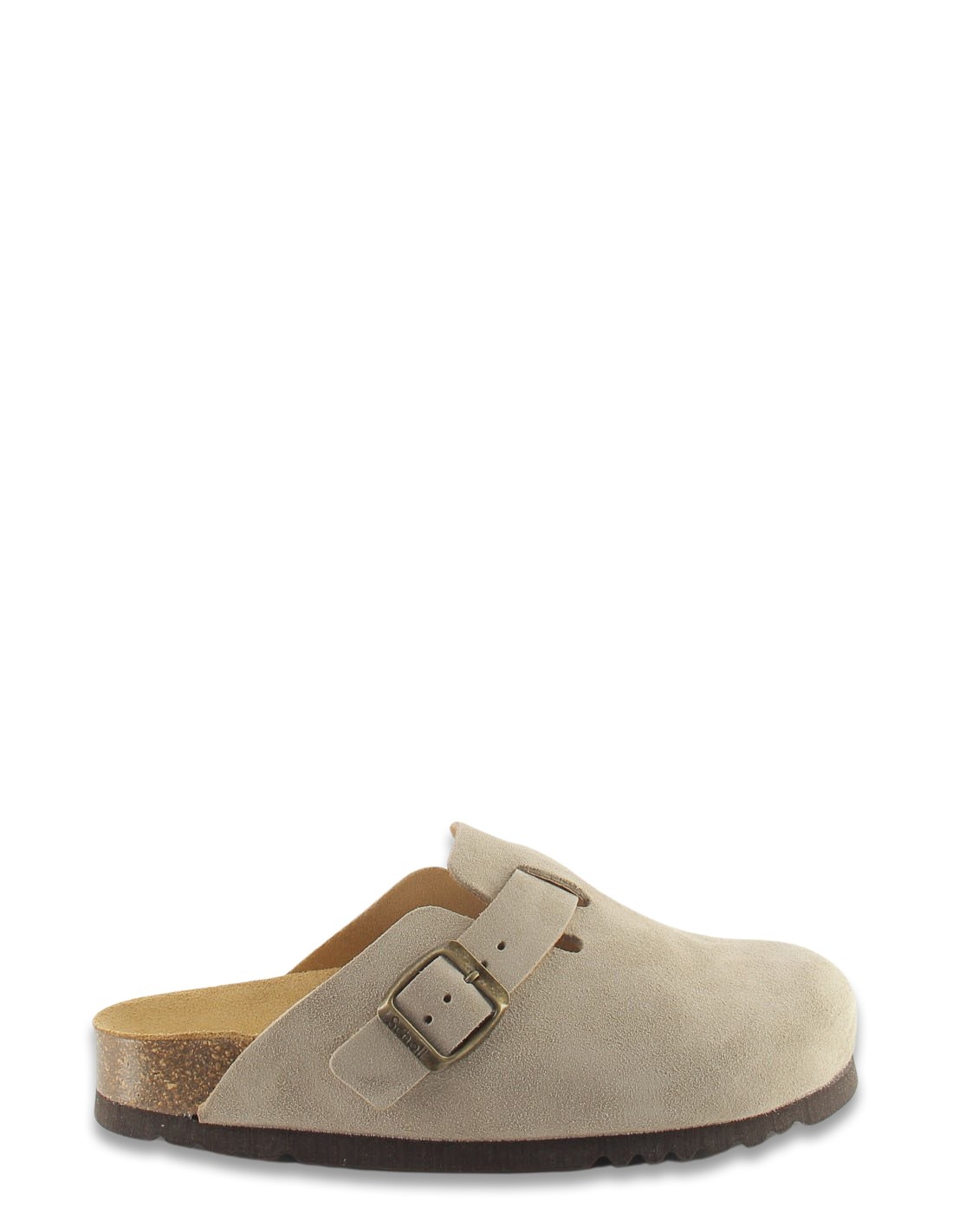 scholl Sabots Femme FAE Daim Gris