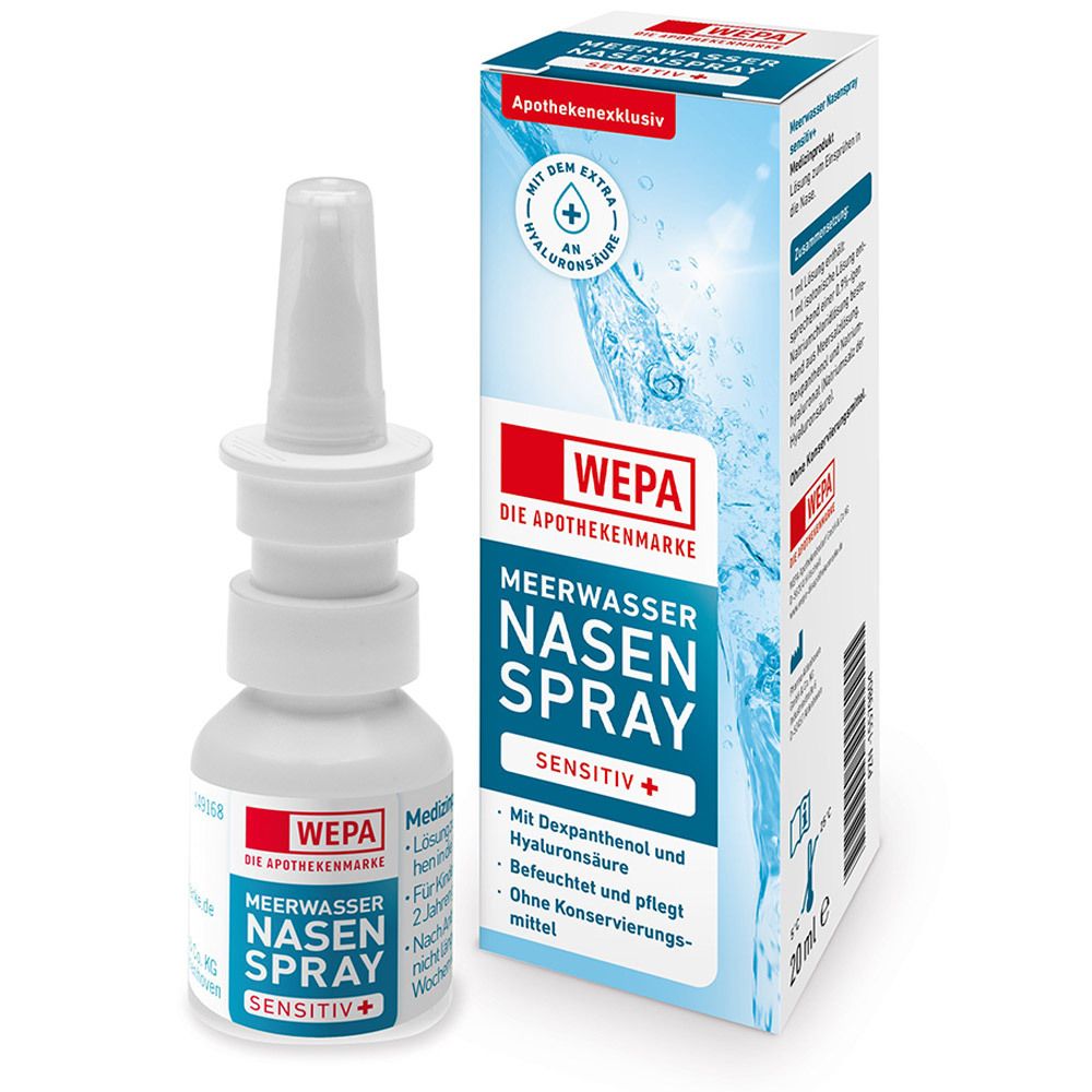 WEPA Meerwasser Nasenspray sensitiv+