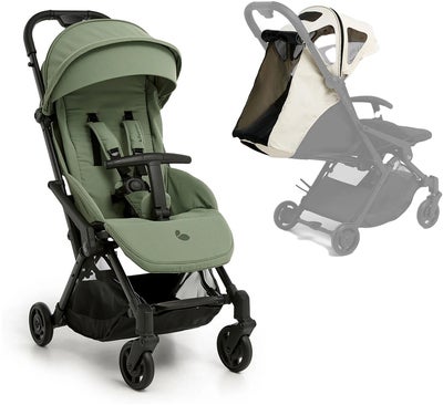 Beemoo Easy Fly Lux 4 Trille inkl. Breezy Kalesje, Sea Green/Off-White