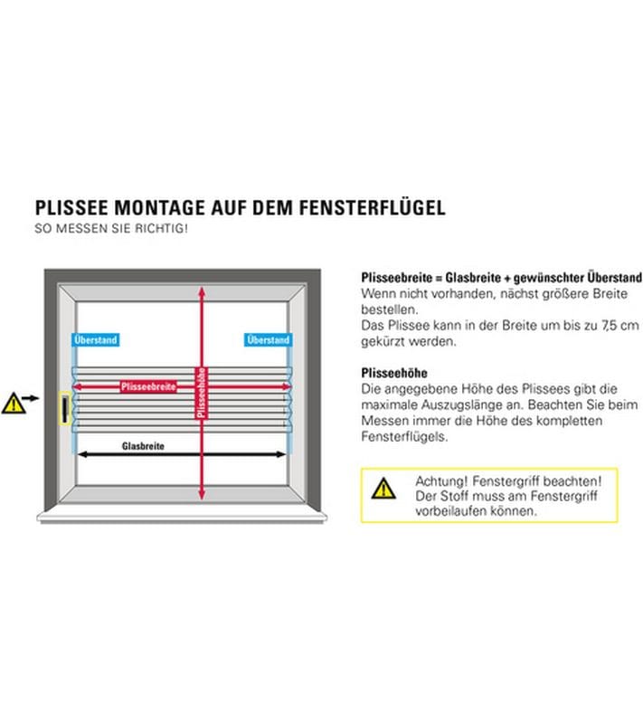 Gardinia Plissée Concept Thermo, Weiss, 80 x 130 cm Blickdichtes Plissee