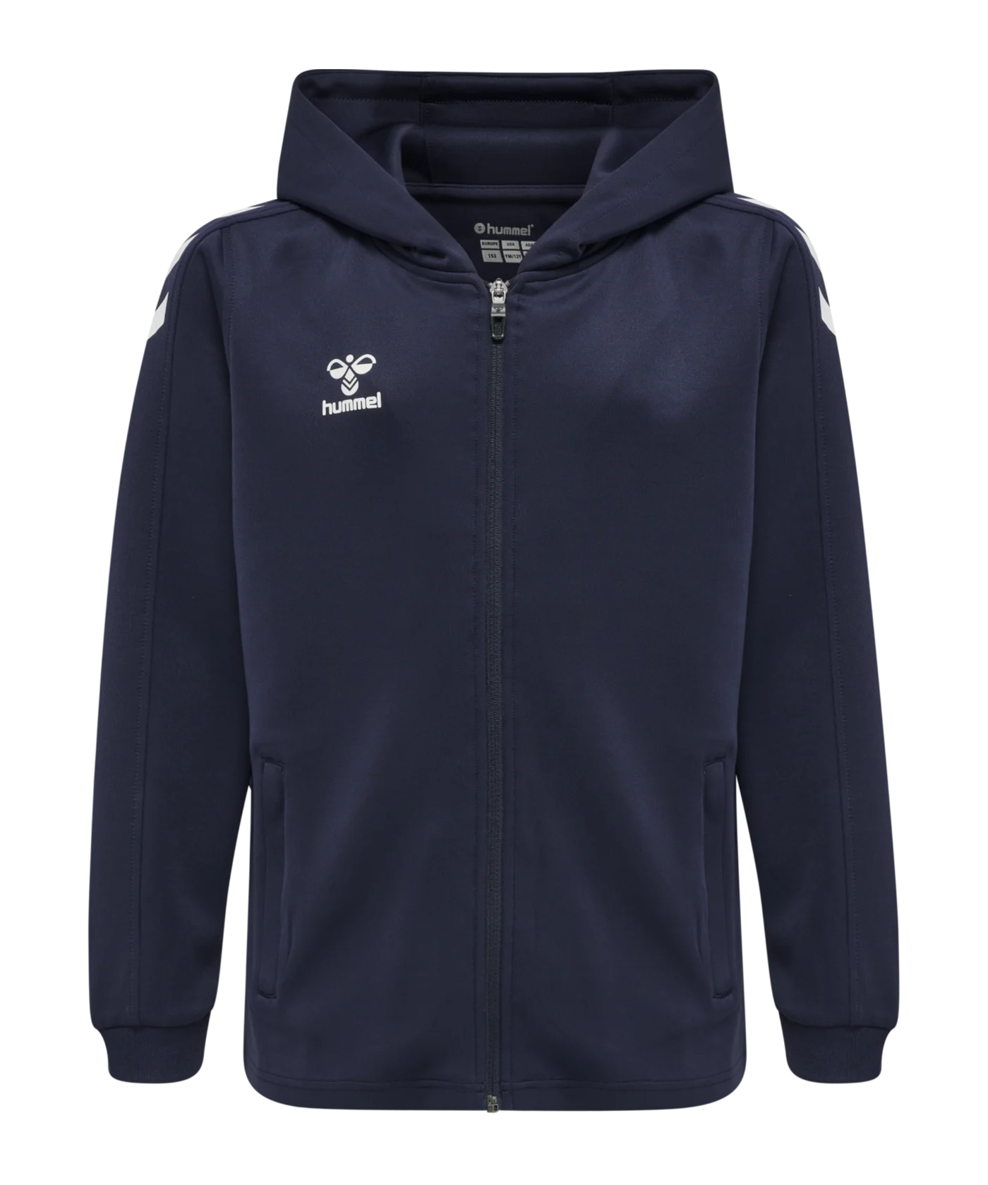 Hummel hmlCORE XK Kapuzenjacke Kids Blau F7026