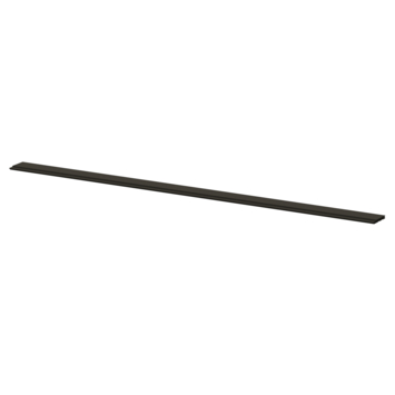 Rabatdeel vurenhout antraciet ca. 1,7 x 13,5 cm, lengte ca. 240 cm