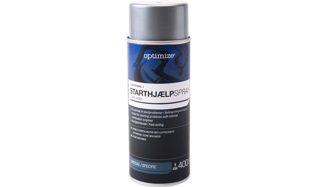 Motorstarthjælp 400 ml Optimize