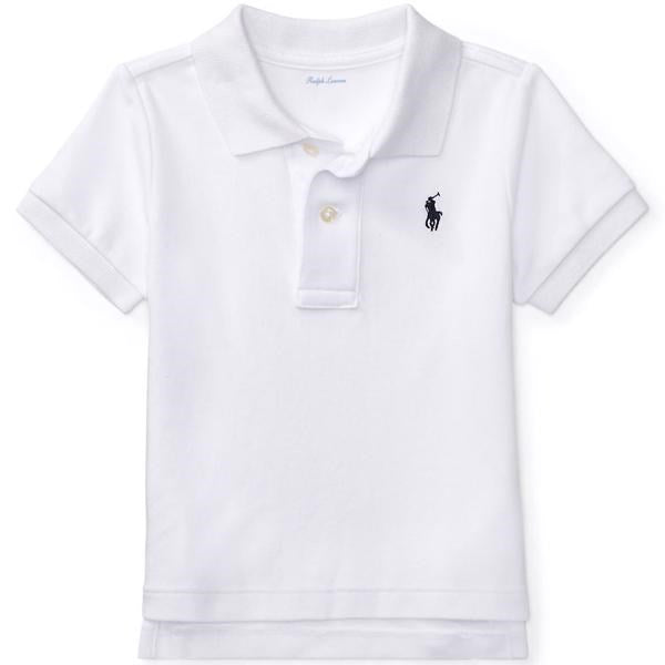 Køb Ralph Lauren Baby Boy Polo T-Shirt White