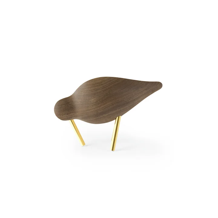 Normann Copenhagen - Shorebird small, Walnuss / Messing