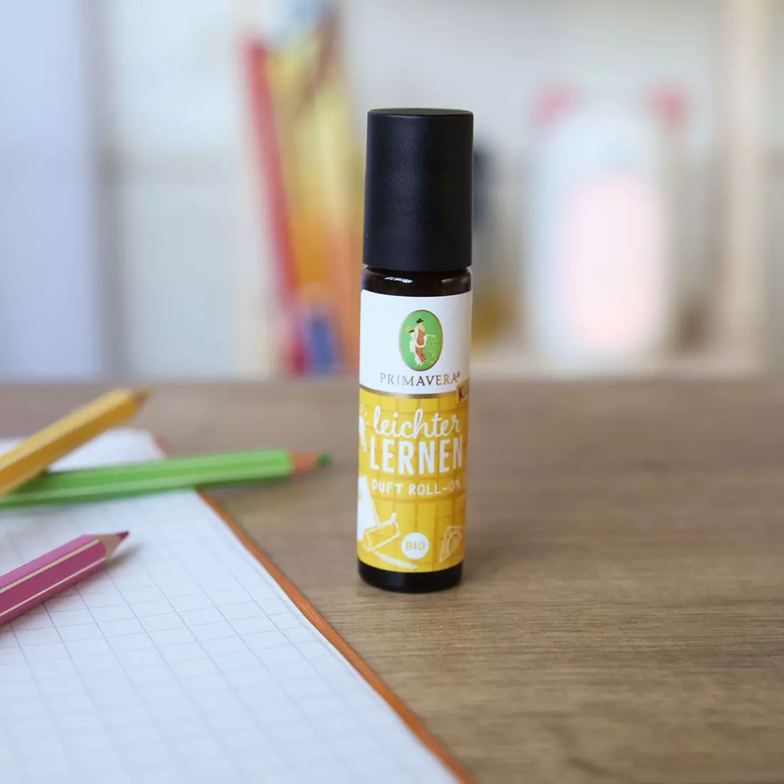 Primavera Organic aroma roll-on focus&learn (10 ml)
