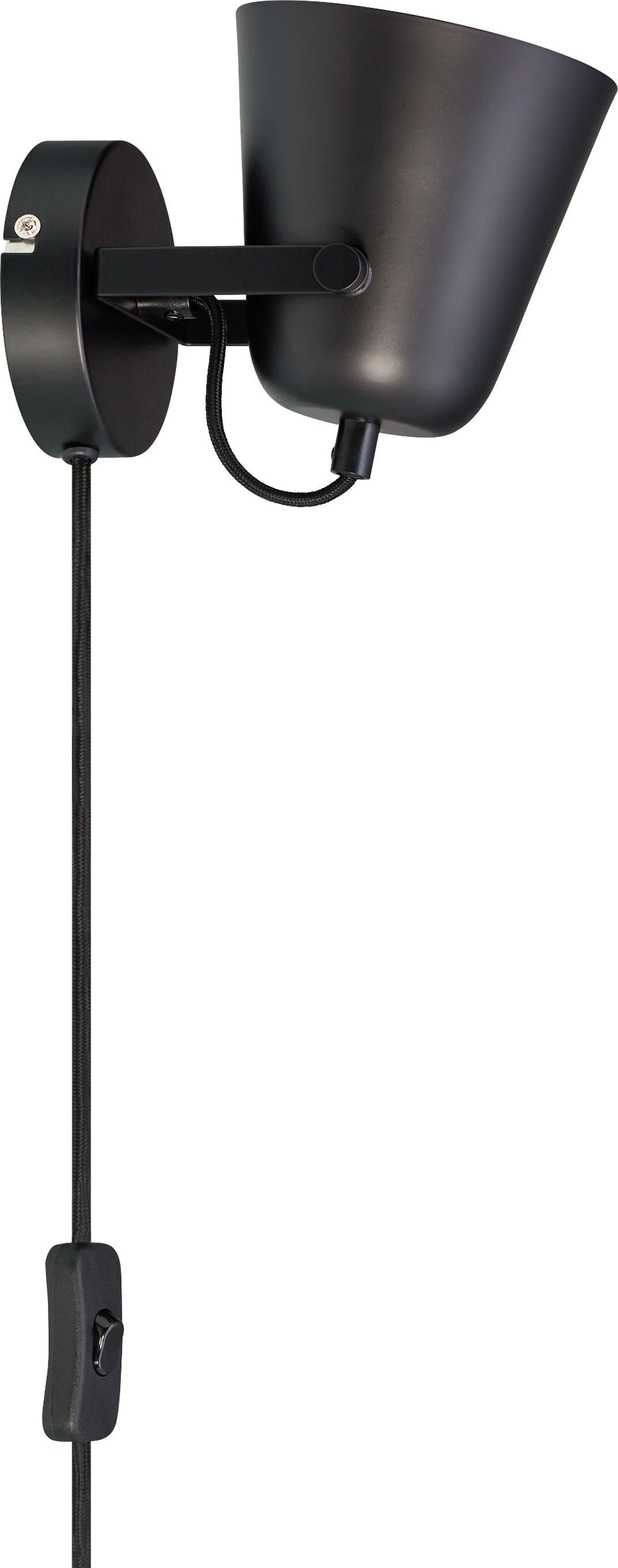 PIETRO Wand- / Deckenleuchte - Schwarz / B: 12.0 cm x T: 20.0 cm x H: 15.0 cm