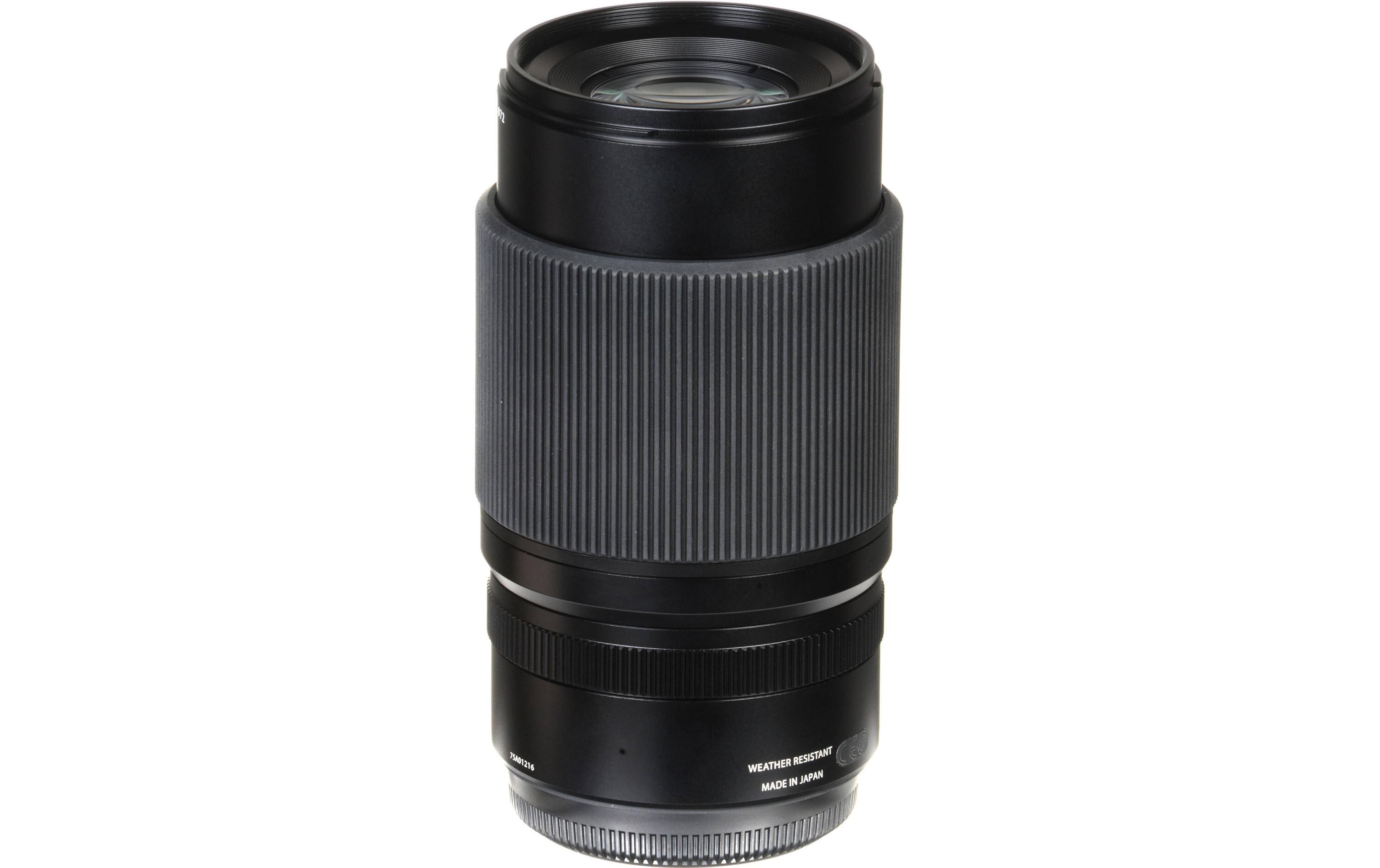 Festbrennweite FUJINON GF 120mm F/4 R LM OIS WR – G-Mount<br>Mittleres-Tele-Makro-Objektiv mit einer maximalen Vergrösserung von 0.5x