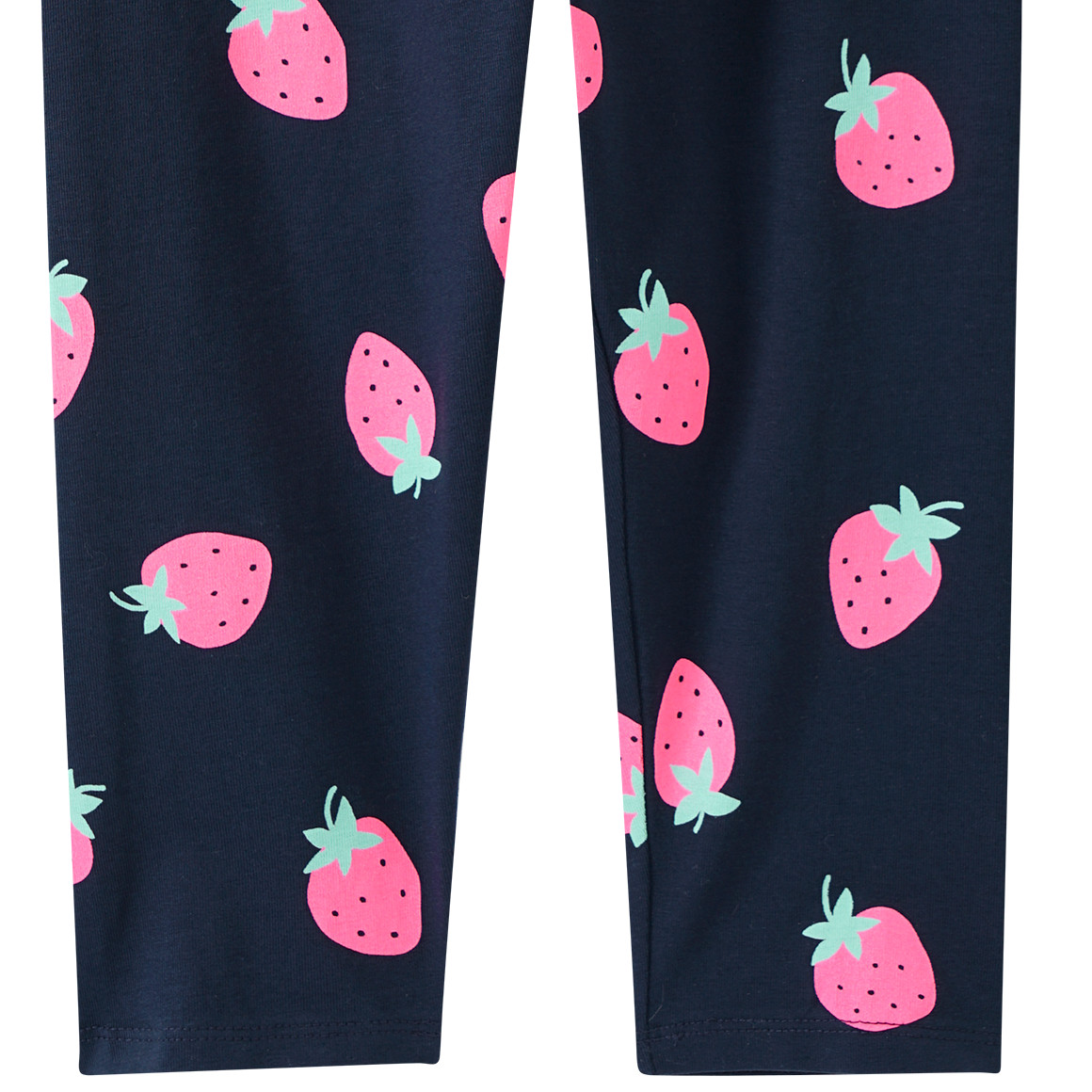 Topolino Mädchen Capri-Leggings mit Allover-Print dunkelblau / pink