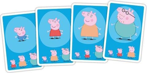 Peppa Pig - Kwartet - Spel - Dieren - Karton