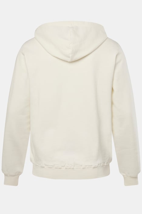 JP1880 Hoodiejacke, Zipper, Badges, Kängurutasche, bis 8 XL
