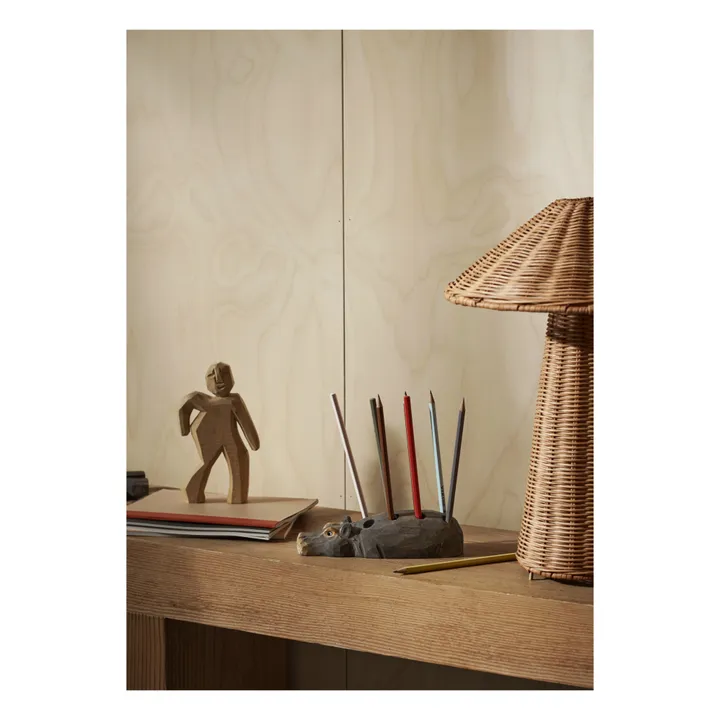Ferm Living Lampe en rotin Dou