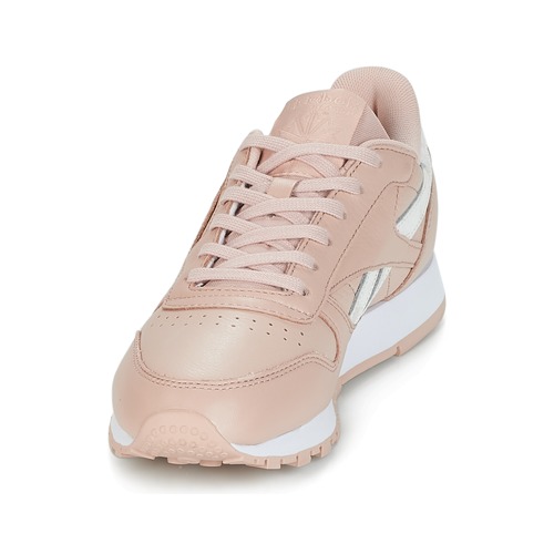 Reebok Classic - CLASSIC LEATHER - Rose / blanc