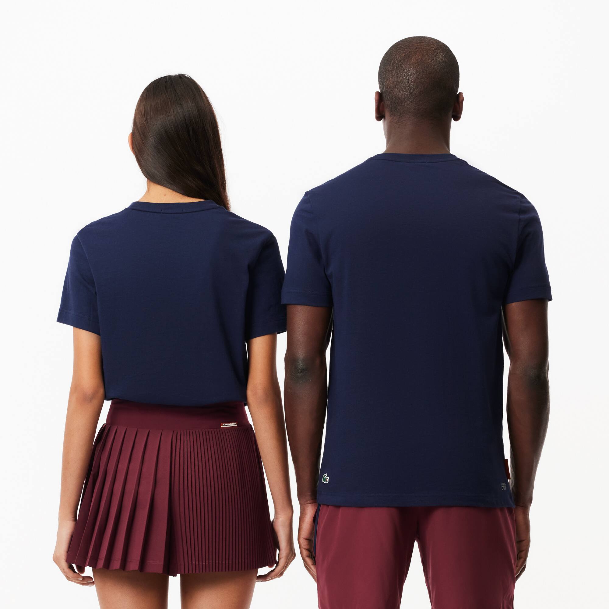 Ultra-Dry Sport Tennis-T-Shirt French Open Edition T-Shirts - Blau - Lacoste - Unisex