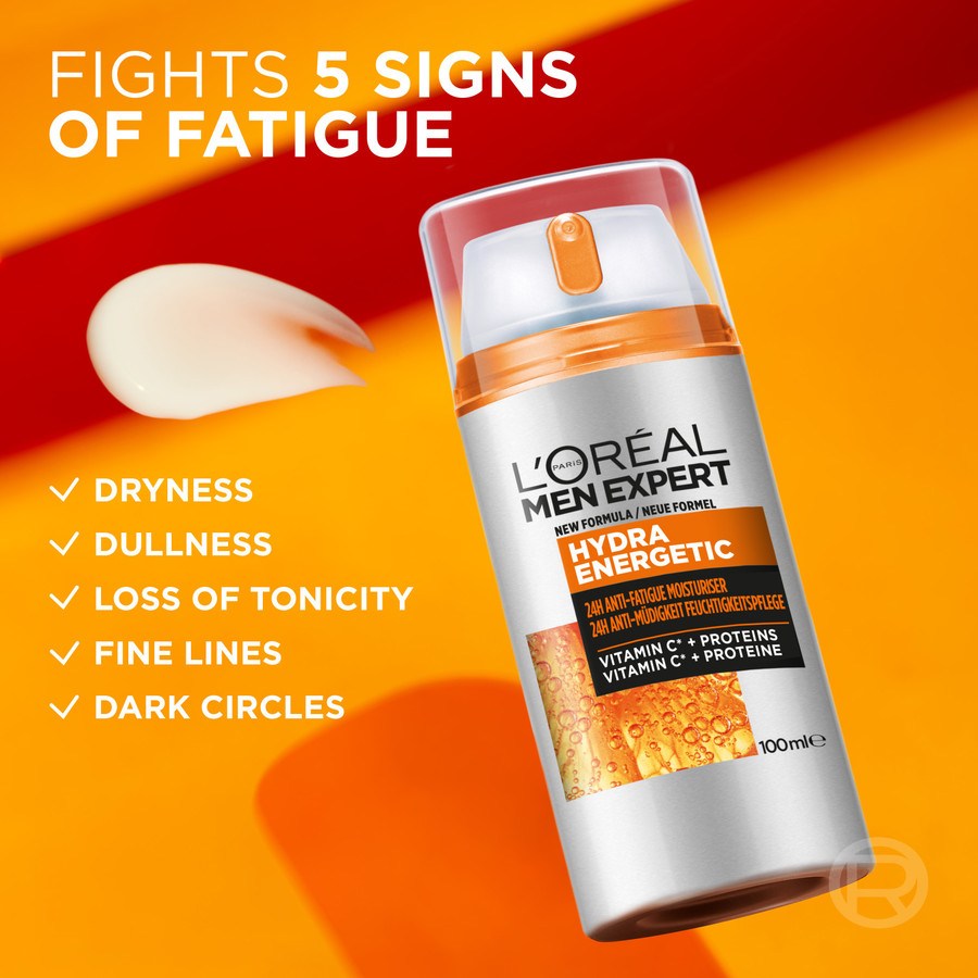 L'Oréal Paris Men Expert Hydra Energetic 24H Anti-Fatigue Face Moisturiser 100ml