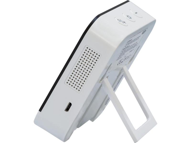 Abus CO2 Sensor AirSecure CO2WM110 mit Display CO2 Messgerät, CO2 Ampel, CO2 Monitor, Feuchtigkeitsmessgerät, Temperaturmessgerät