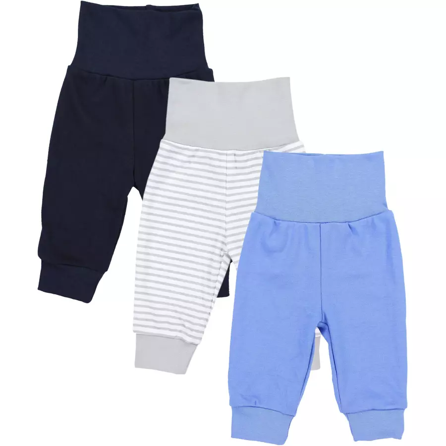 TupTam Baby Jungen Lange Pumphose 3er Pack dunkelblau