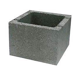 Elément de pilier 28 x 28 cm gris
