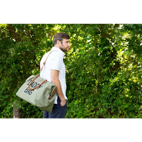 Daddy Bag Sac à langer Canvas Kaki - CHILDHOME