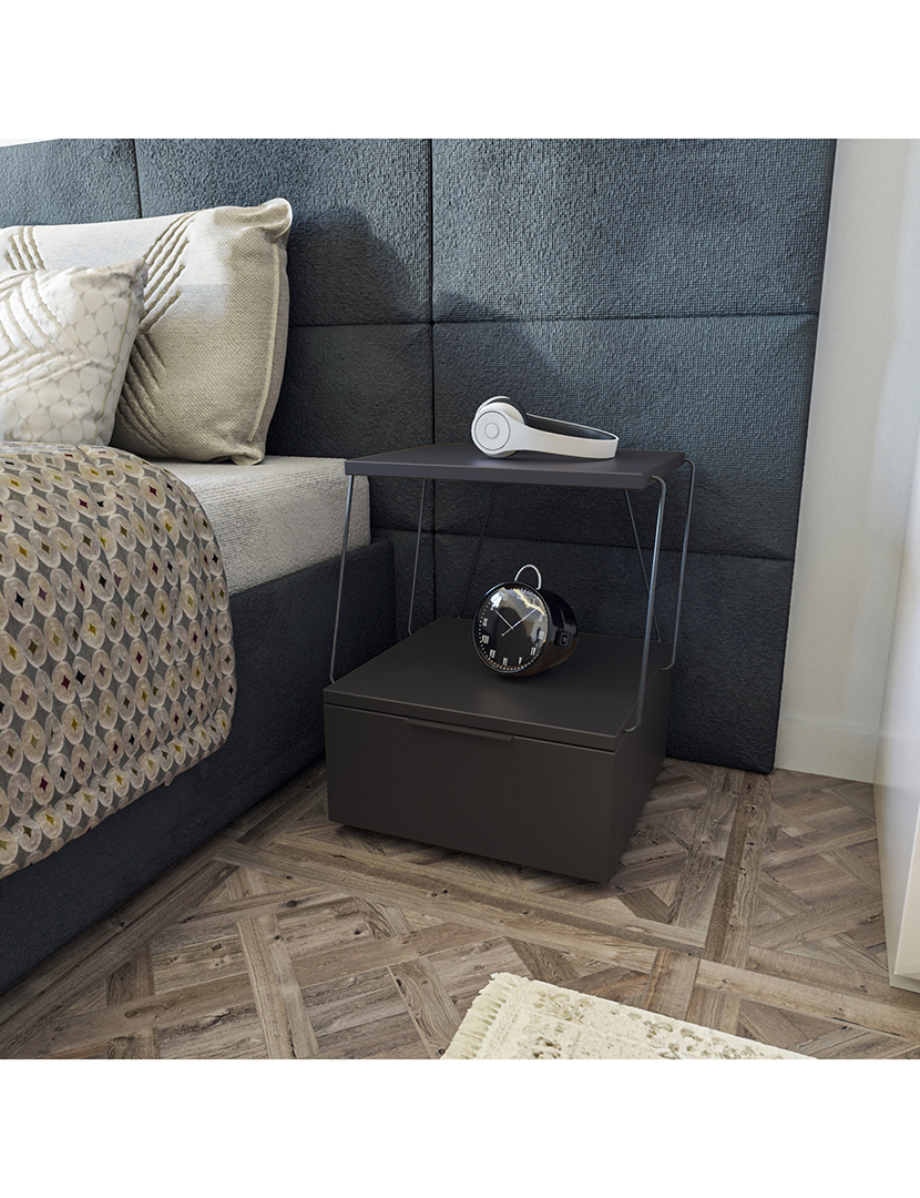 Tekoba Anthracite Nightstand